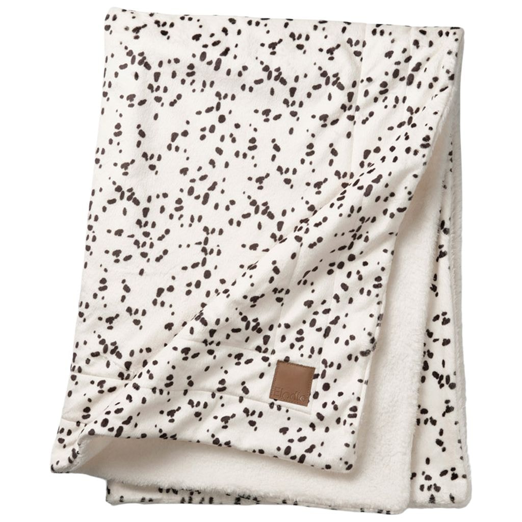 Pearl Velvet Blanket Dalmatian Dots