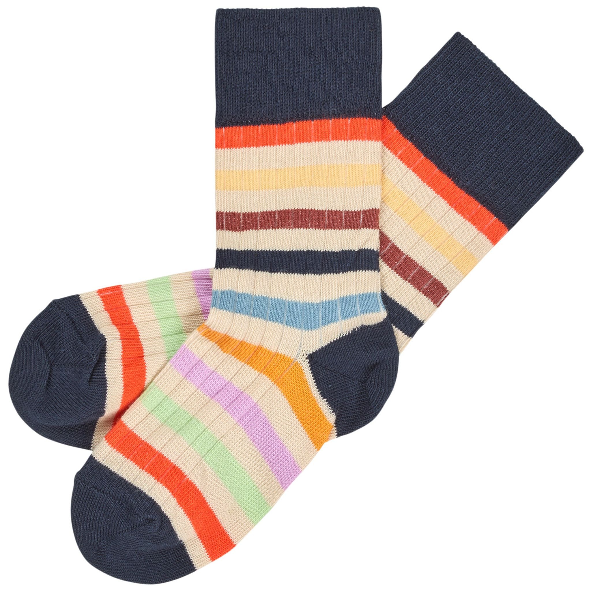 Classic Stripe Socks Dark Navy/multi Stripe