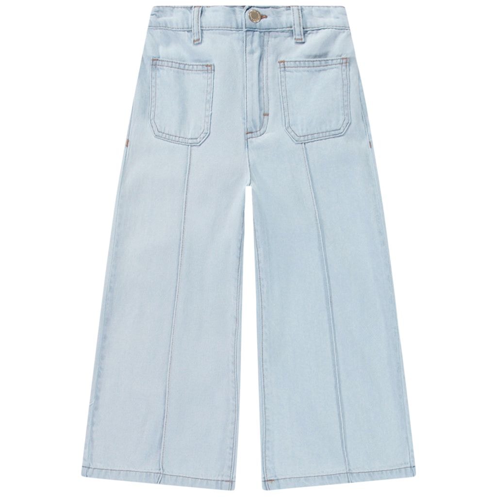 Adionella Woven Pants Bleached Drapy
