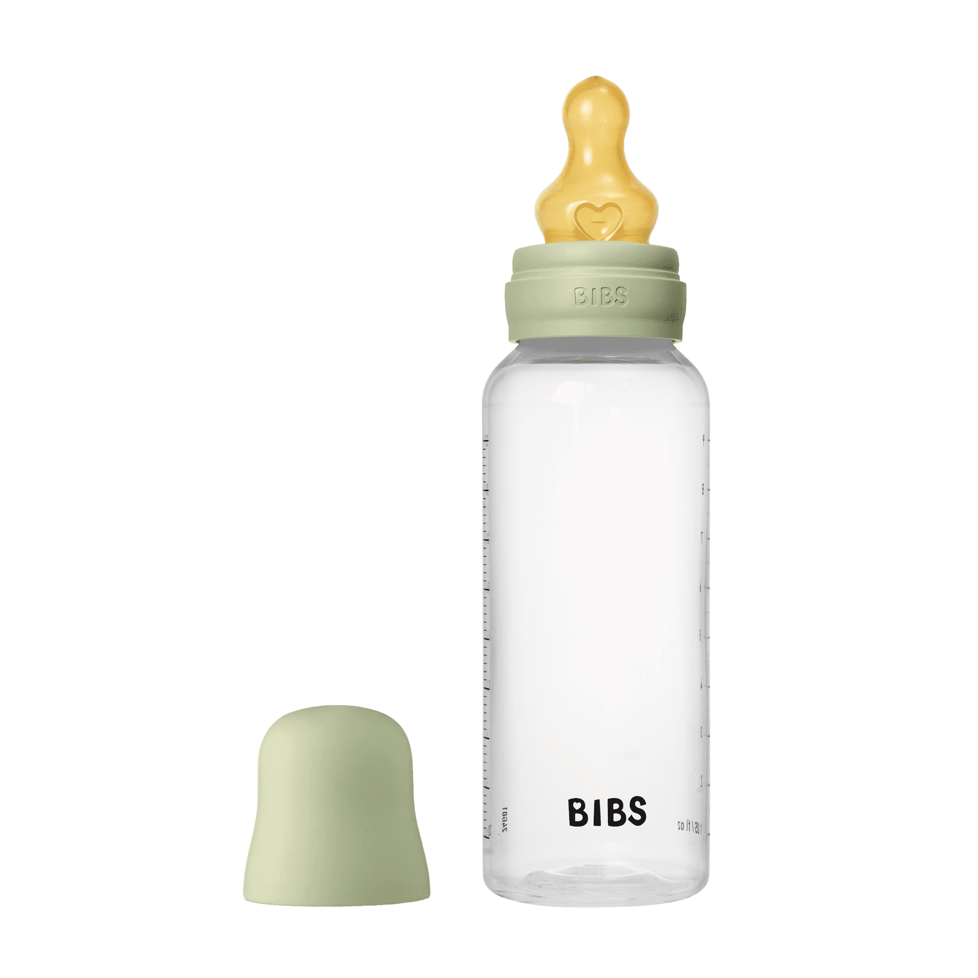 BIBS Medium Flow Latex För Nappflaskor 1-pack 270 Ml Sage