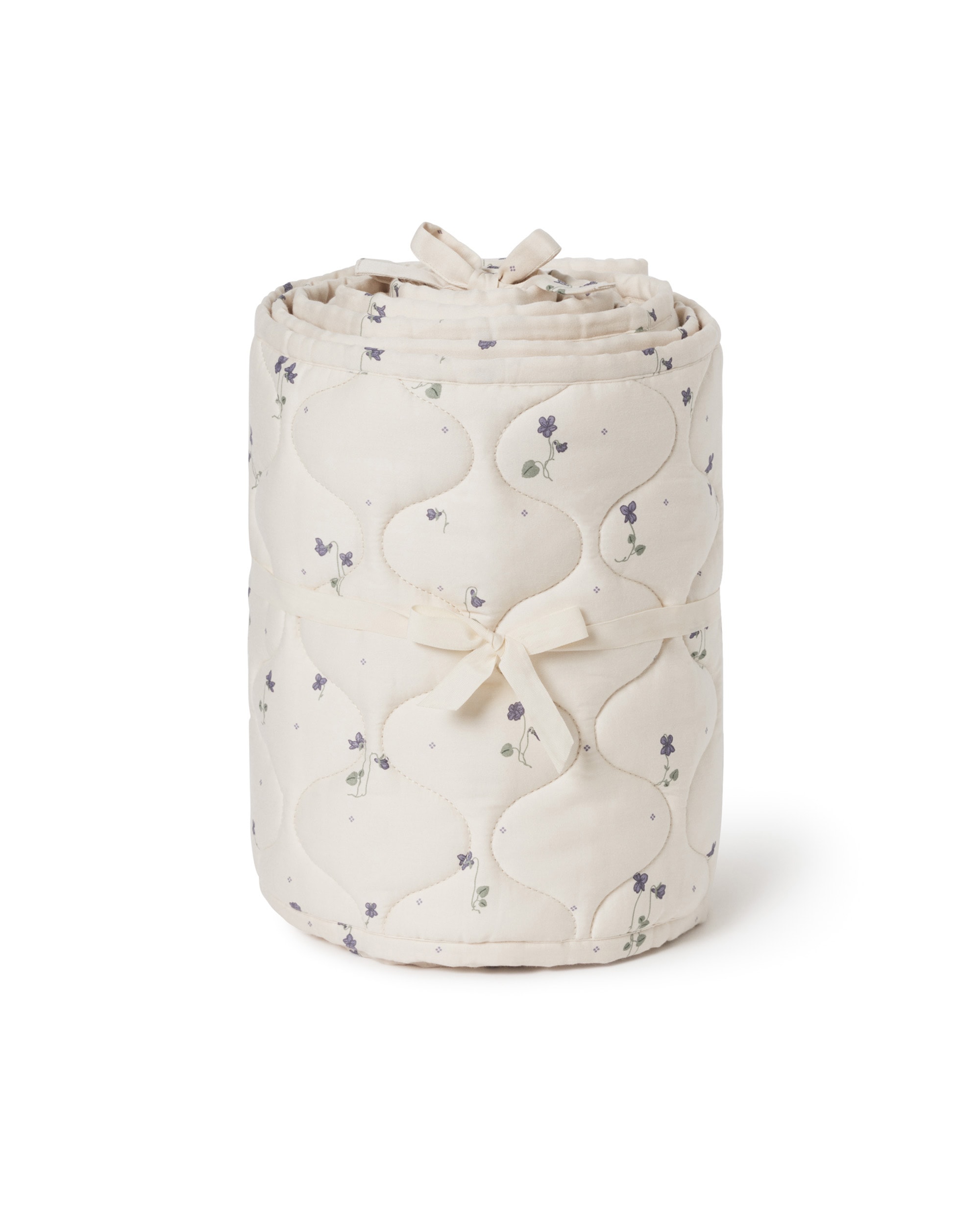 Satinquiltat Spjälskydd Viola 