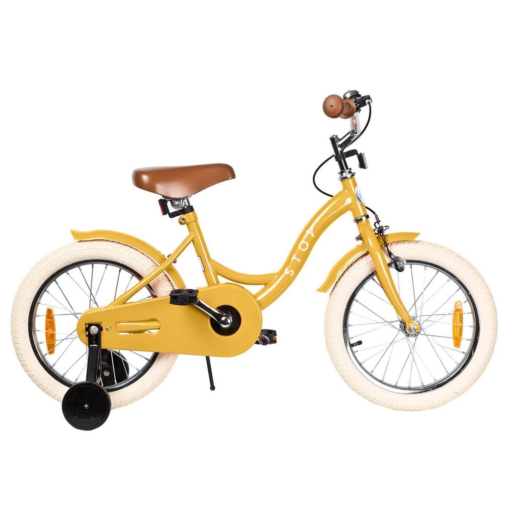 16" Vintage-Fahrrad, gelb