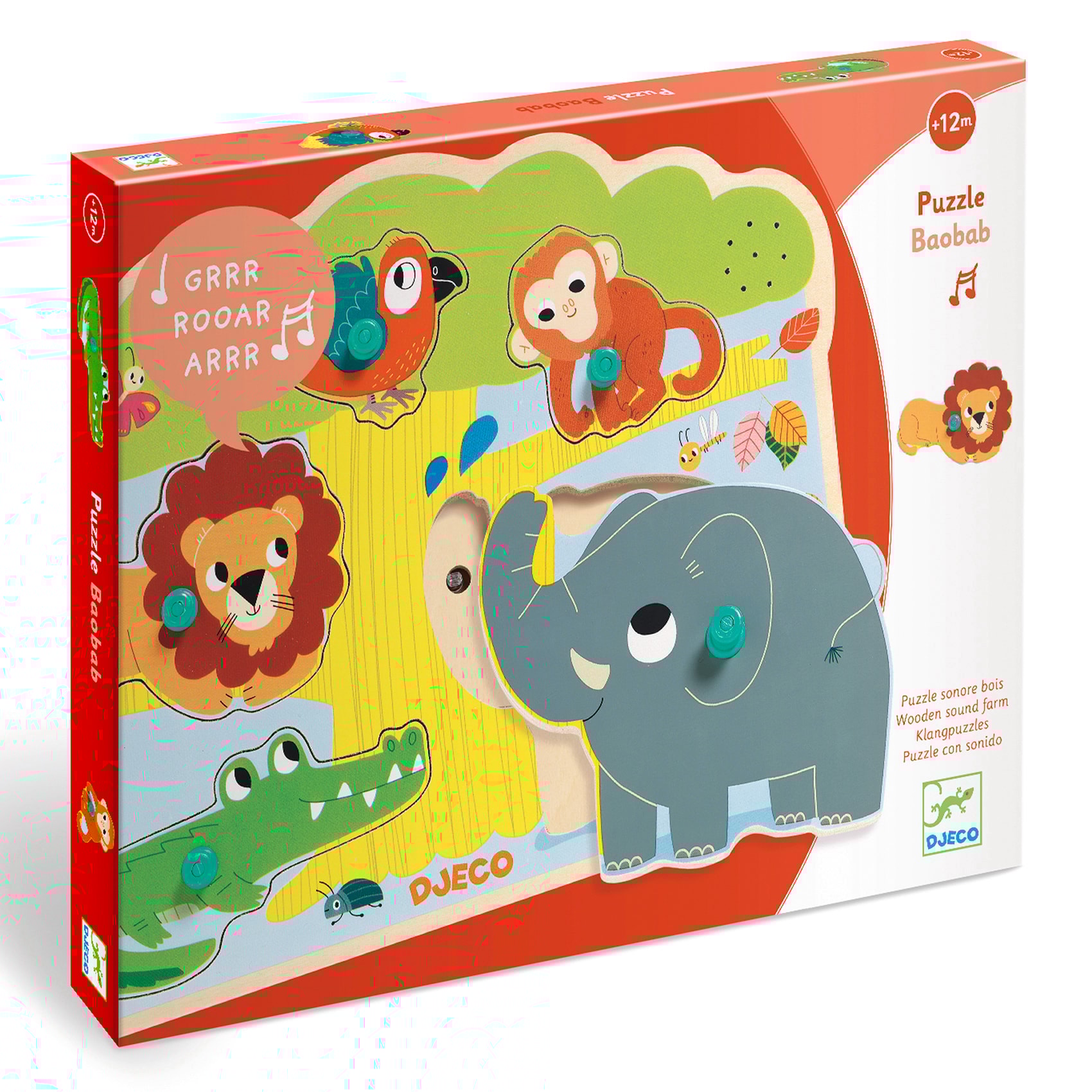 Baobab Wooden Sound Puzzle