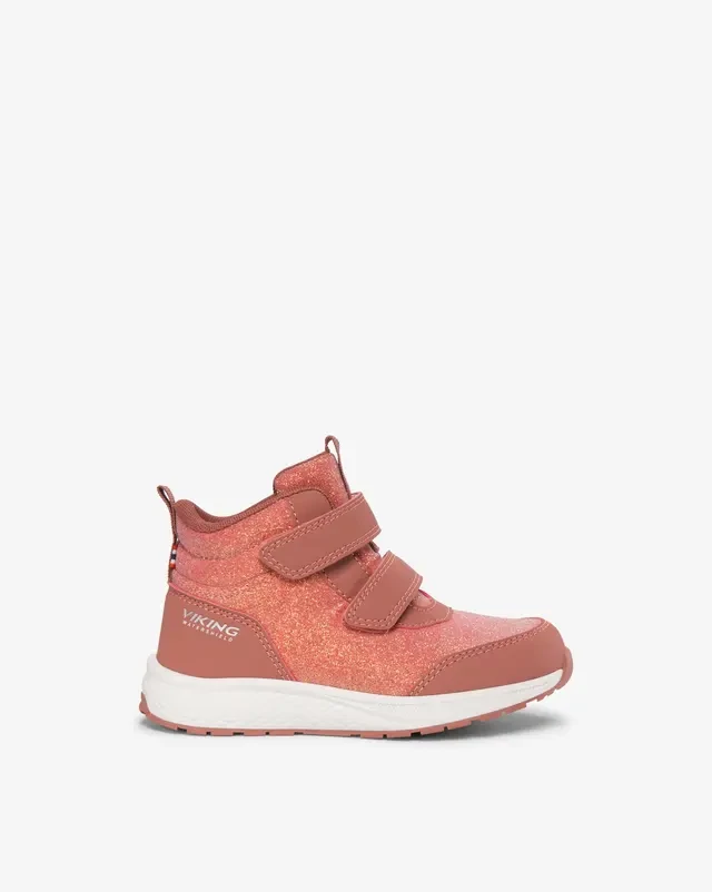 Bouncy Glitter Mid WP 2V Siirtymävaiheen Kengät Pink