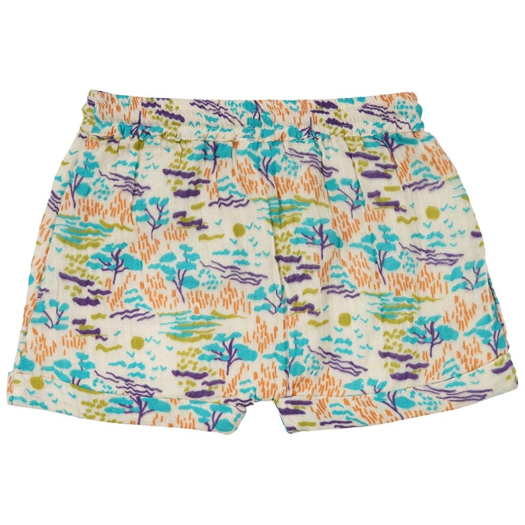 Aliki Shorts Cream Past Fields