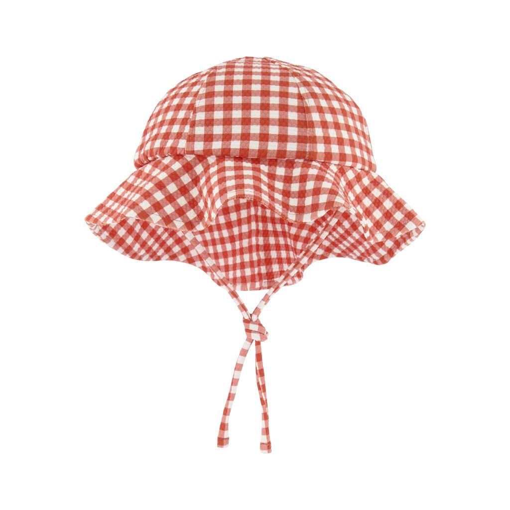 Falsterbo Gingham Solhatt Rust