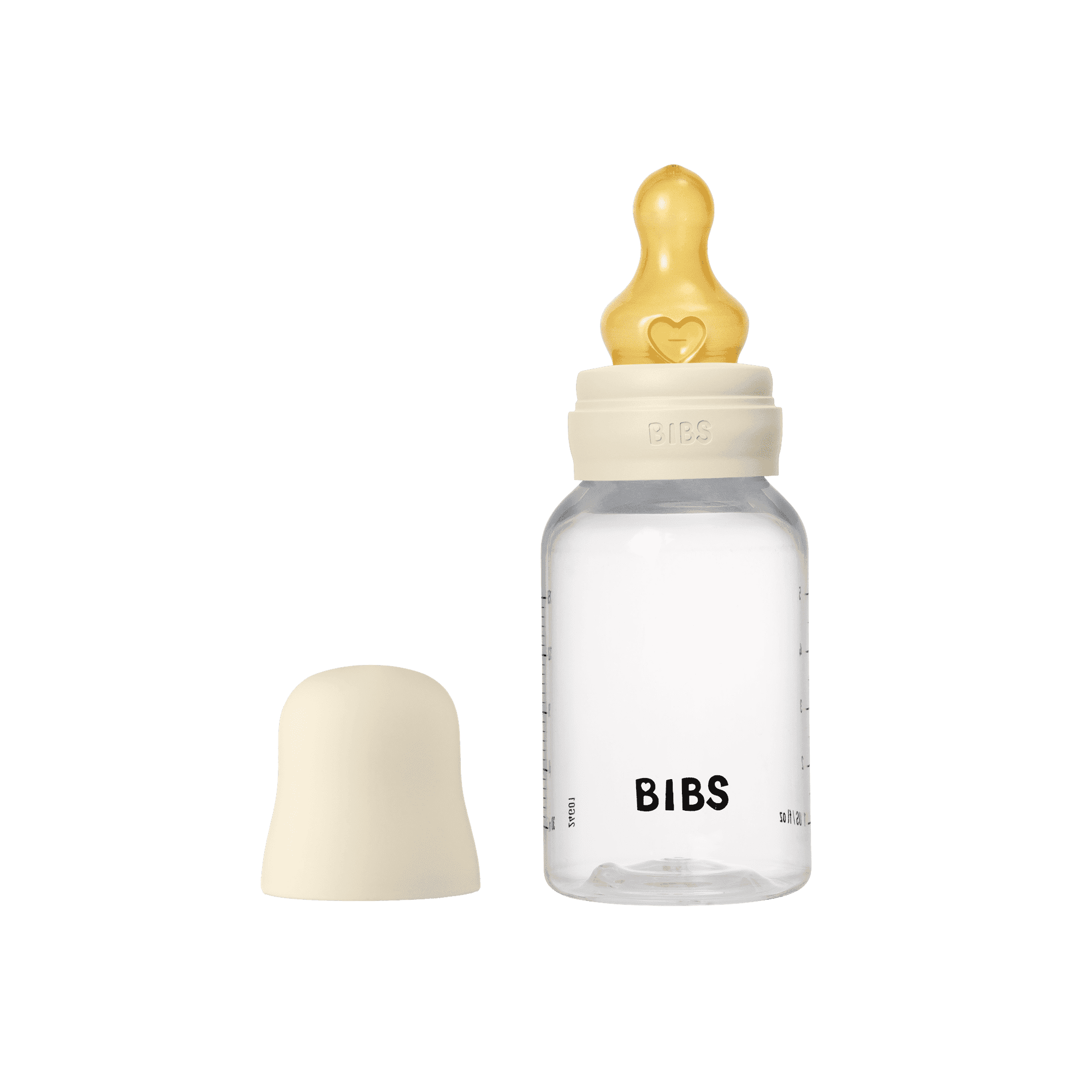 BIBS Slow Flow Latex För Nappflaskor 1-pack 150 Ml Ivory