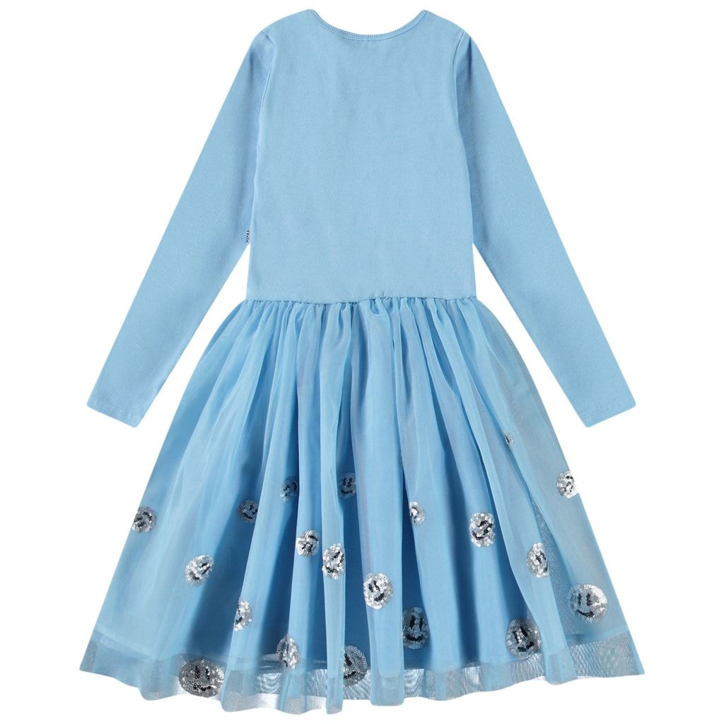 Cyrus Long-Sleeved Dress Day Sky
