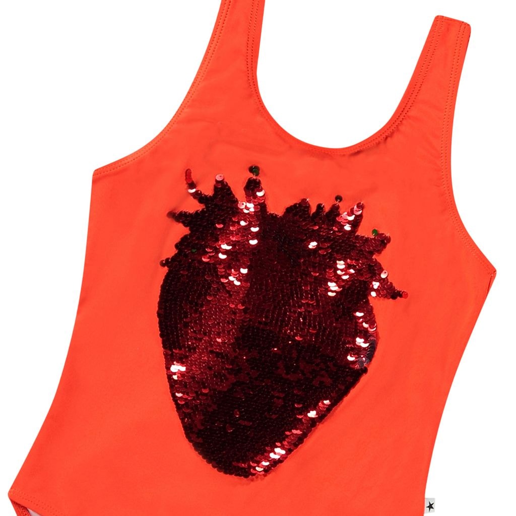 Nika Baddräkt Glitter Strawberry