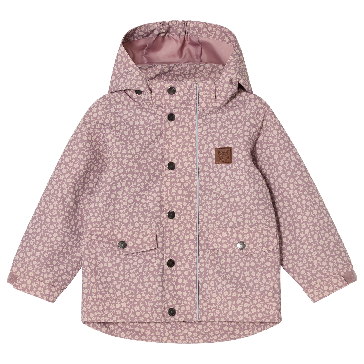 Stockholm 쉘 재킷 Purple Mauve Flower 