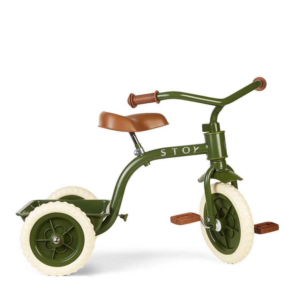 Vintage Trehjulet cykel Army Green