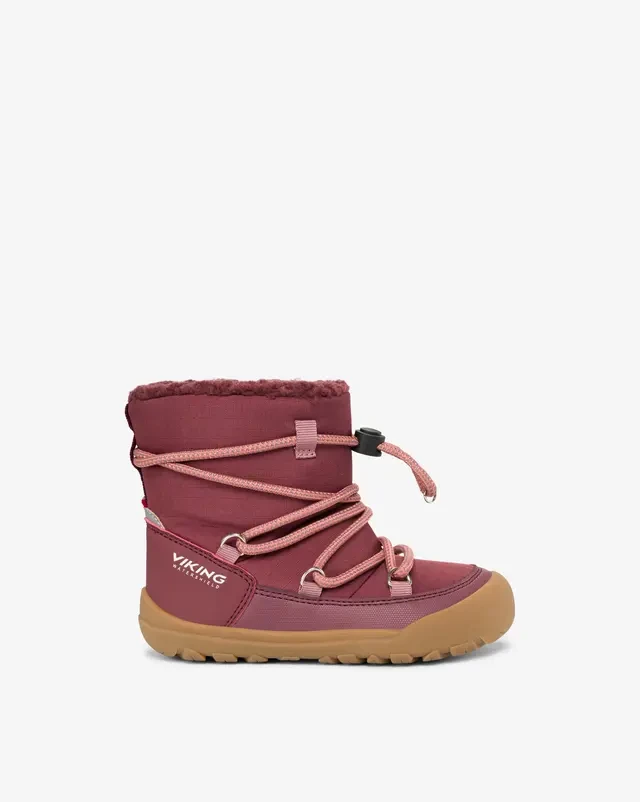 Birch Barefoot Warm WP Talvisaappaat, Jotka Puetaan Jalkaan Vetämällä Wine