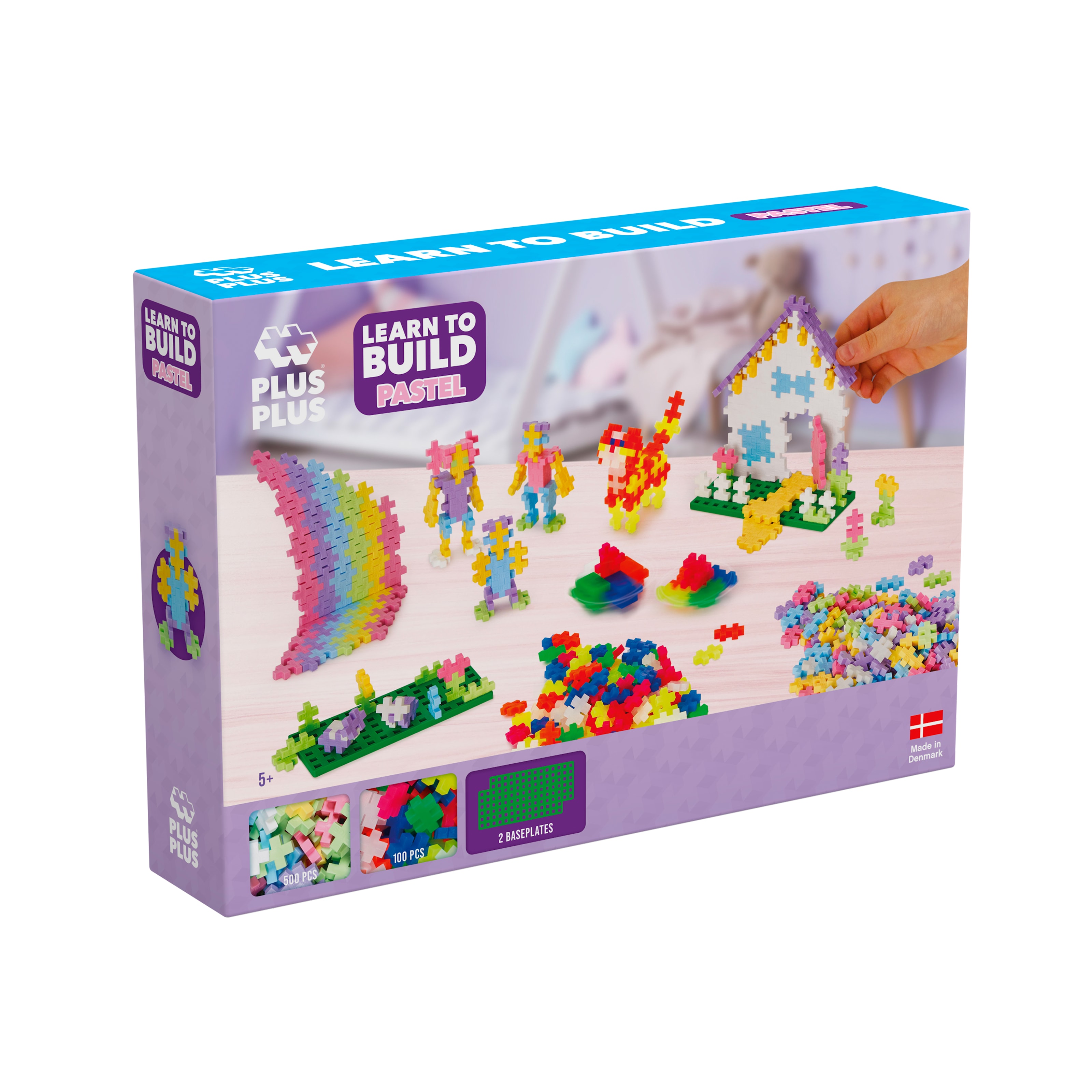 600-Piece Plus-Plus® Pastel Learn To Build