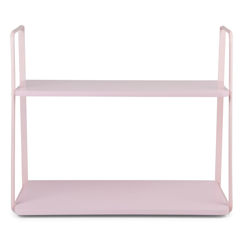2 Nivå Vegghylle Rosa