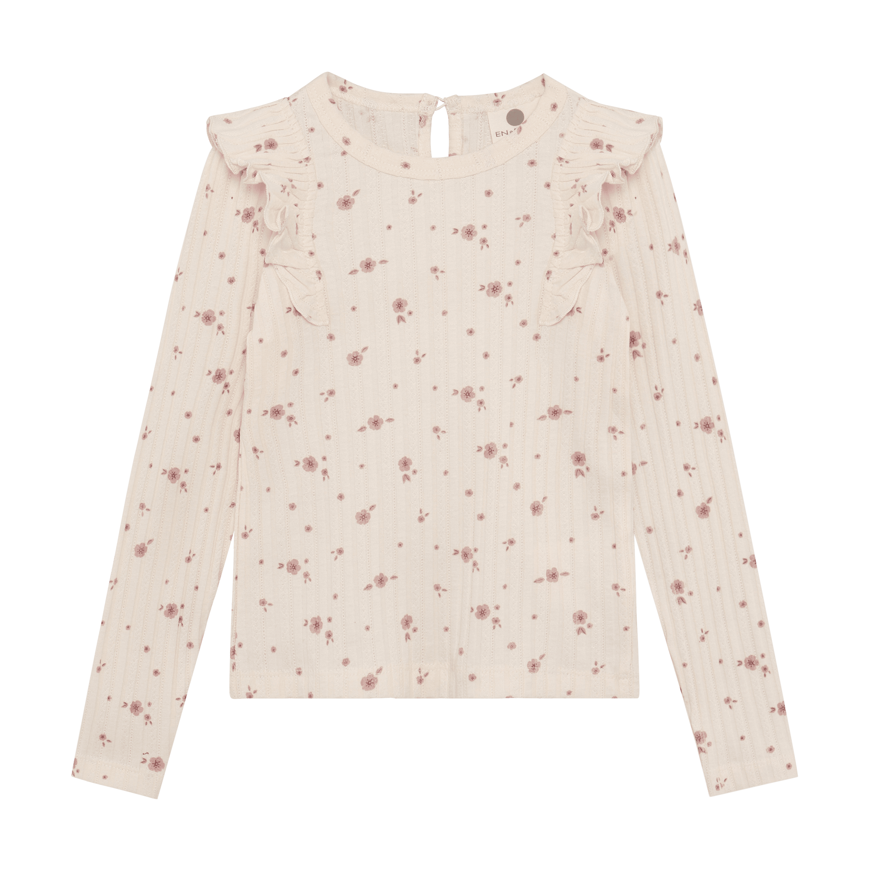 Långärmad T-shirt Pearled Ivory