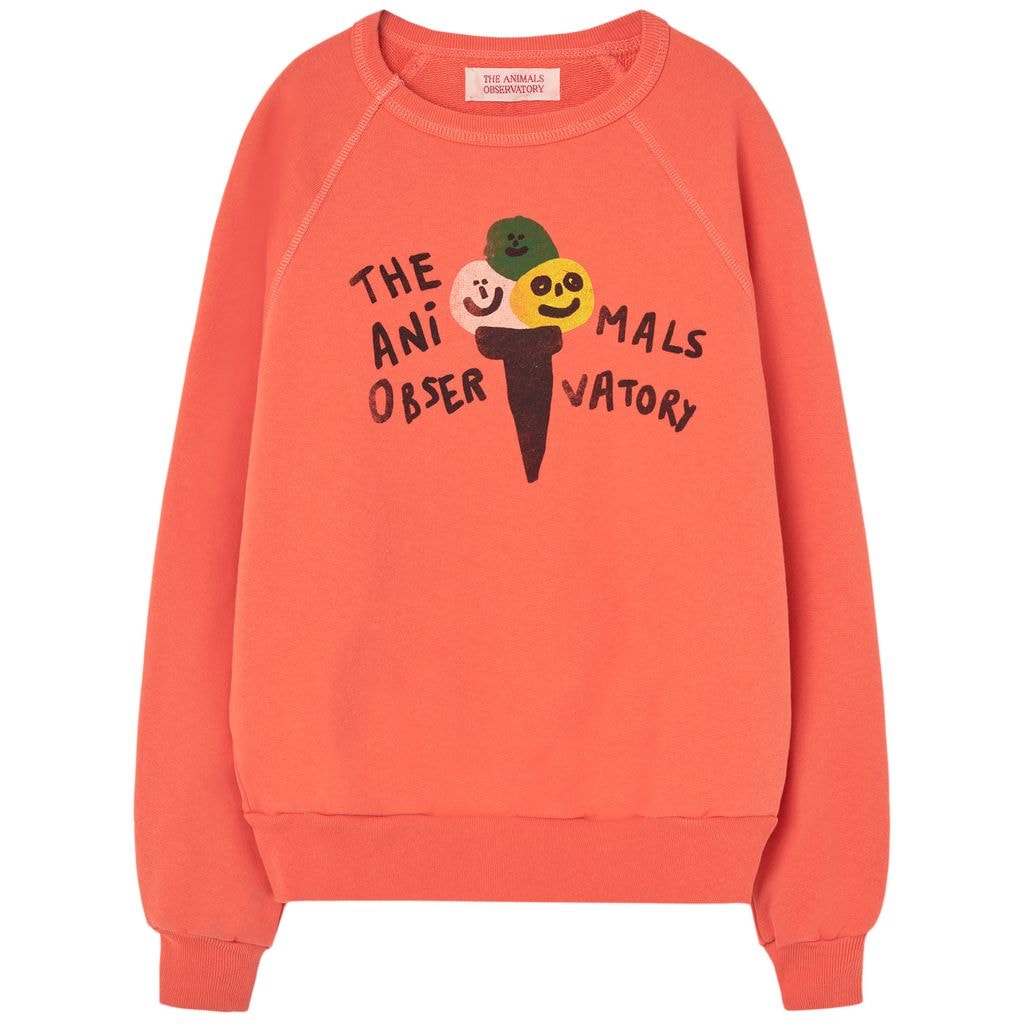 Shark Kid Sweatshirt Salmon