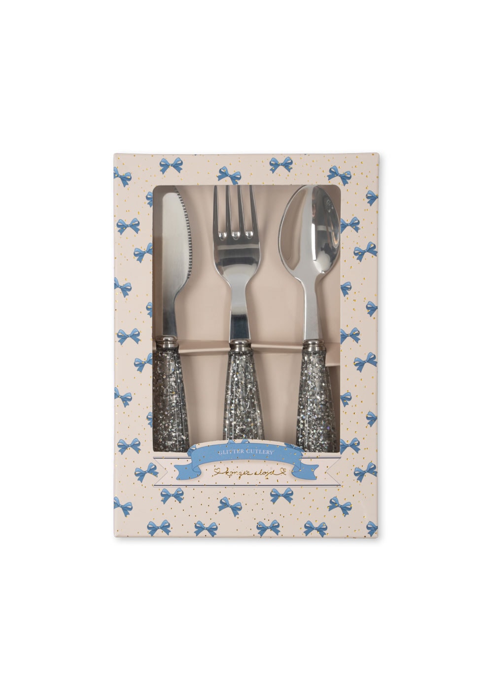 Sparkly Cutlery Sparkling Blue