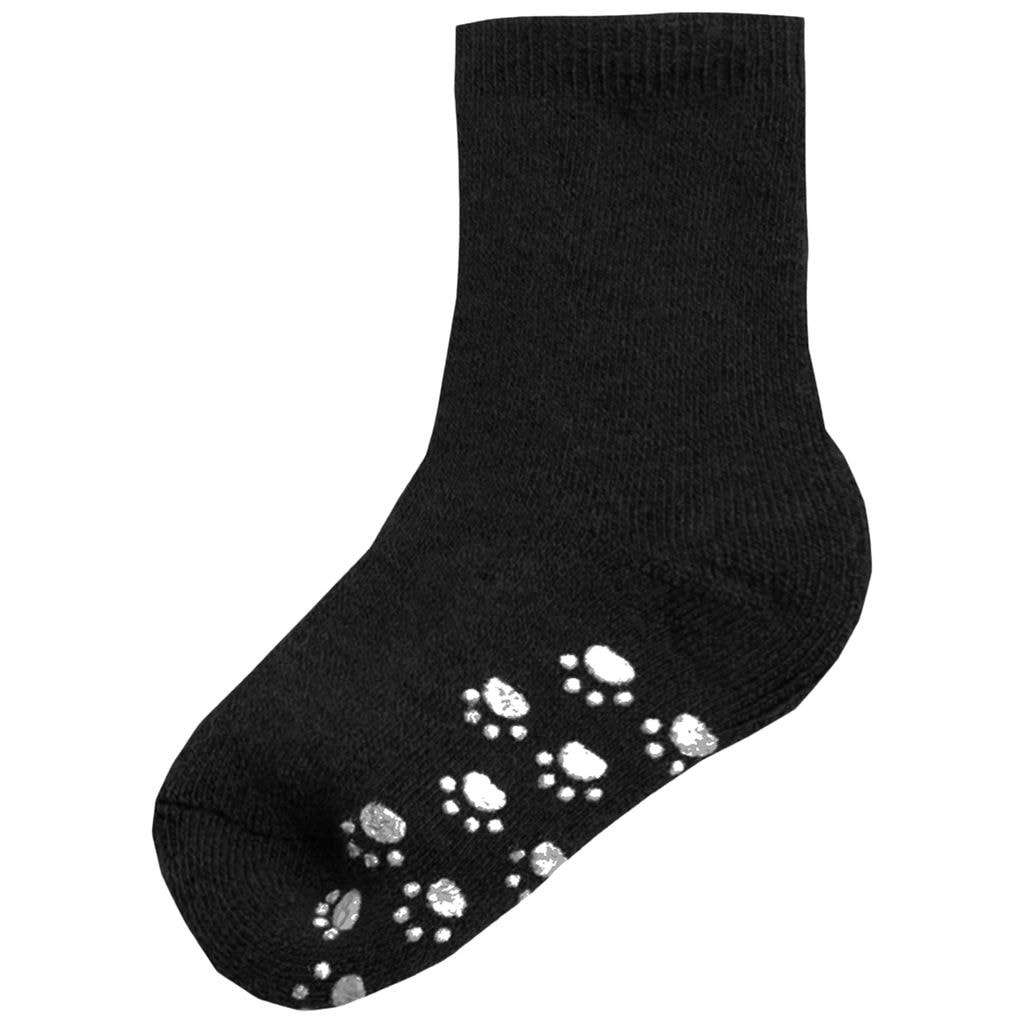 Wool sock w.anti-slip Navy