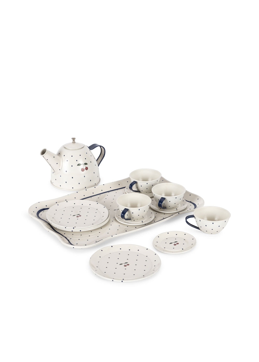 Tea Party Set Blue Dot 