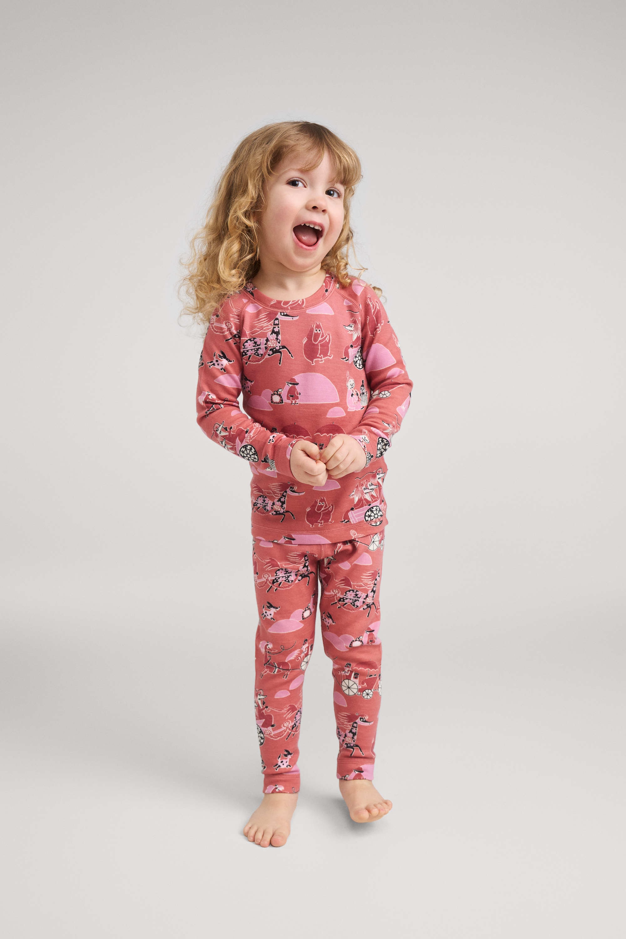Moomin Trivsam Underställsset Rose Blush