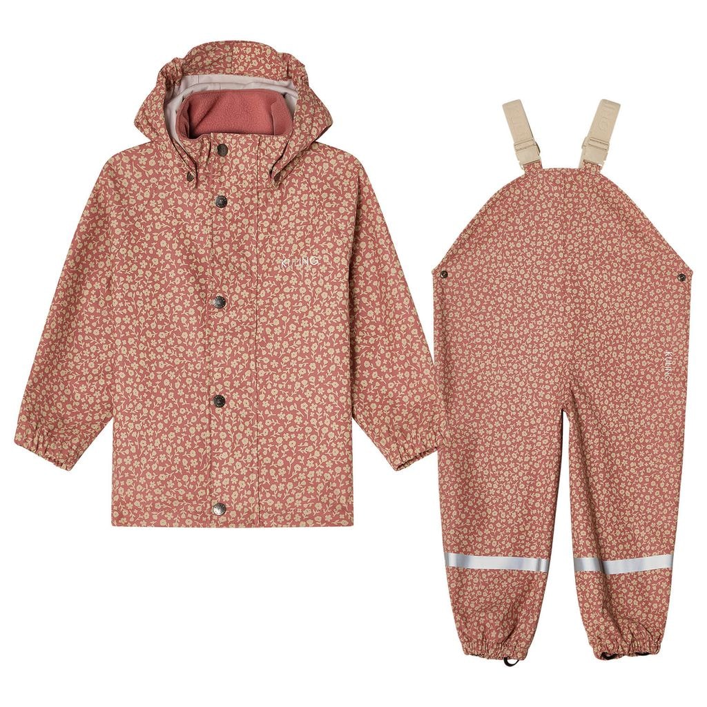 San Marino Unlined Rain Set Desert Pink Flower