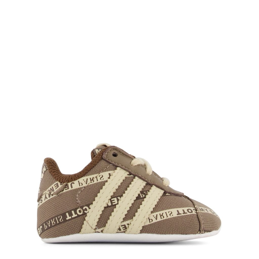 Jeremy Scott Logo Crib Shoes Brown