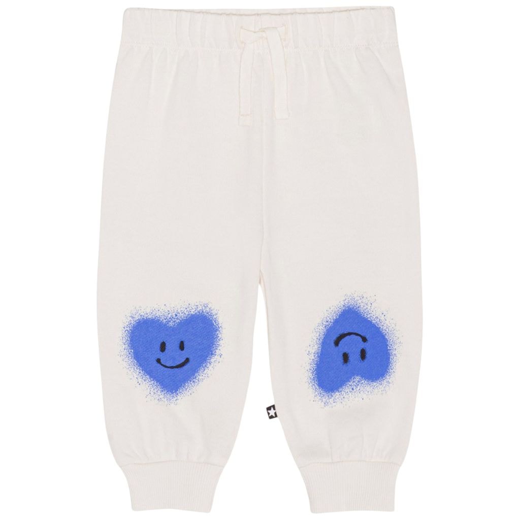 GOTS Simeon Joggingbukser Blue Heart