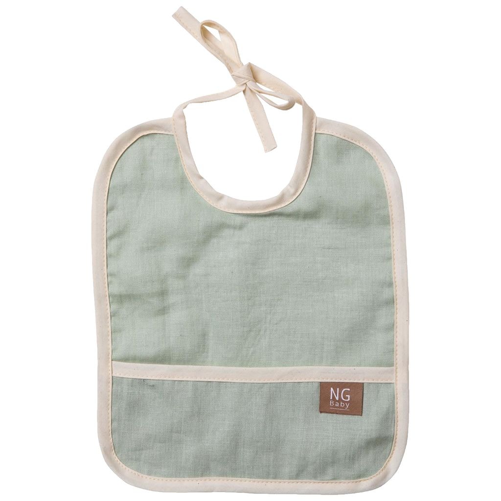 Bib Linen Sage Green