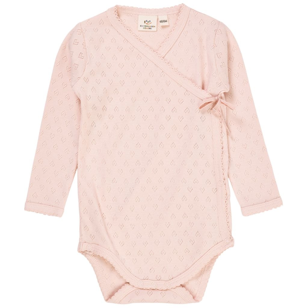 Baby Body In Pointelle Dusty Rose