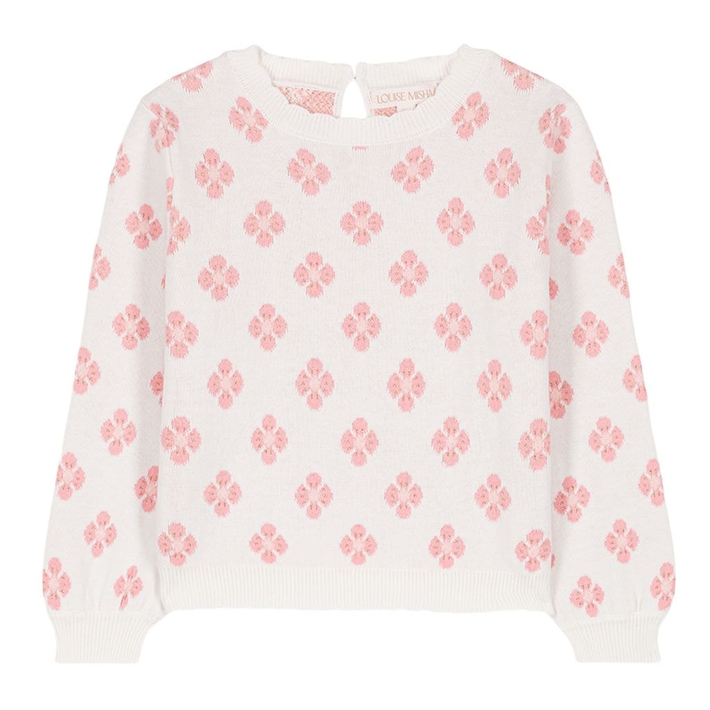 Alice Knitted Sweater Floral Jaqcuard