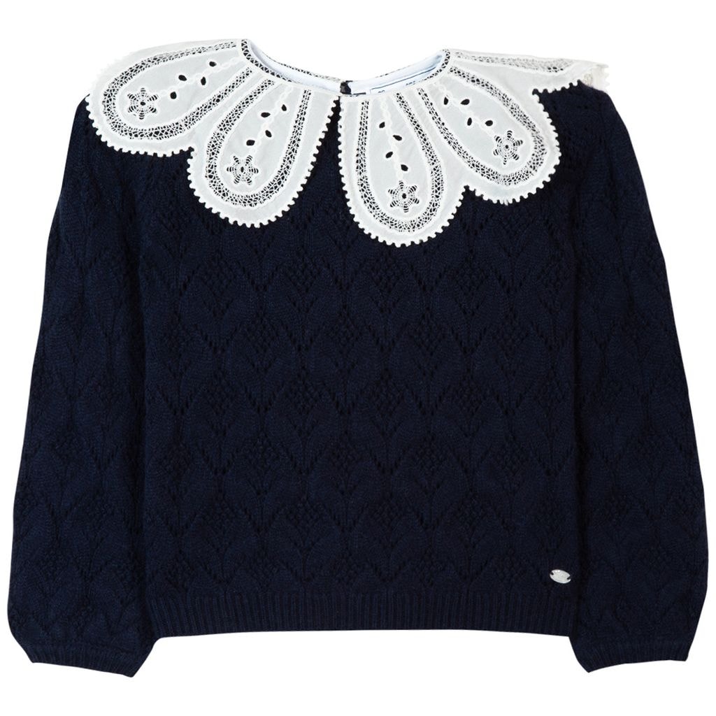 Jardin D Hiver Sweater Marine