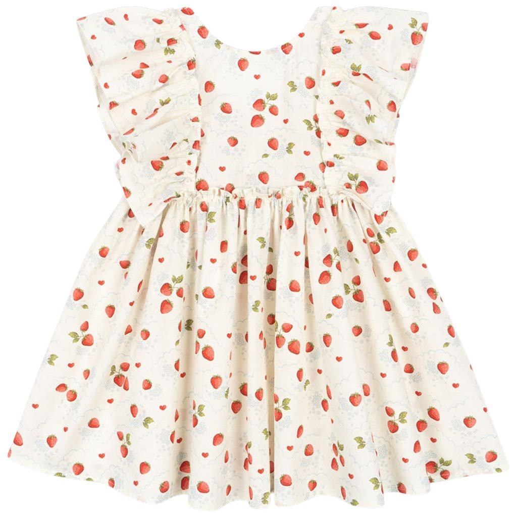 GOTS Evia Bow Dress Marmalade