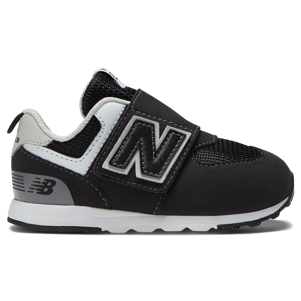 574 Sneakers With Velcro Strap Black
