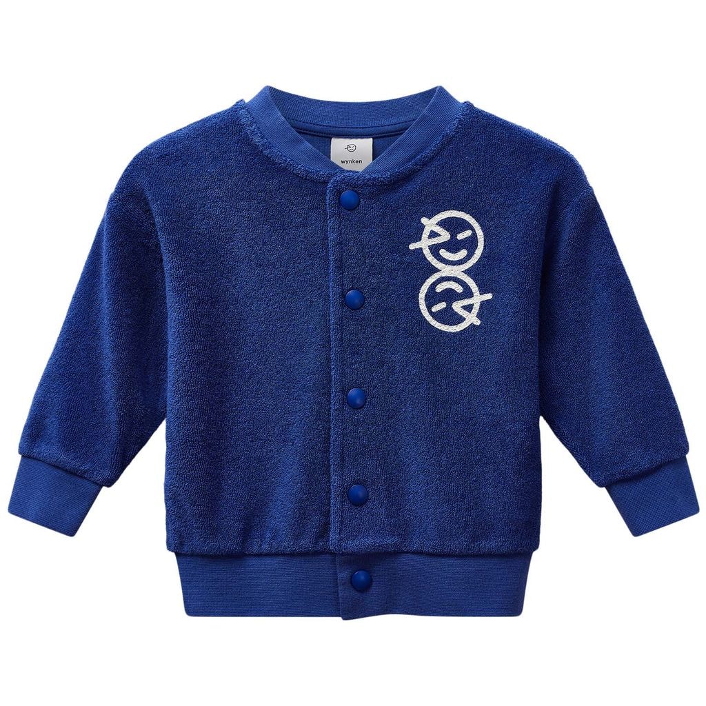 Mini Keel Terry Bomber Genser Klein Blue