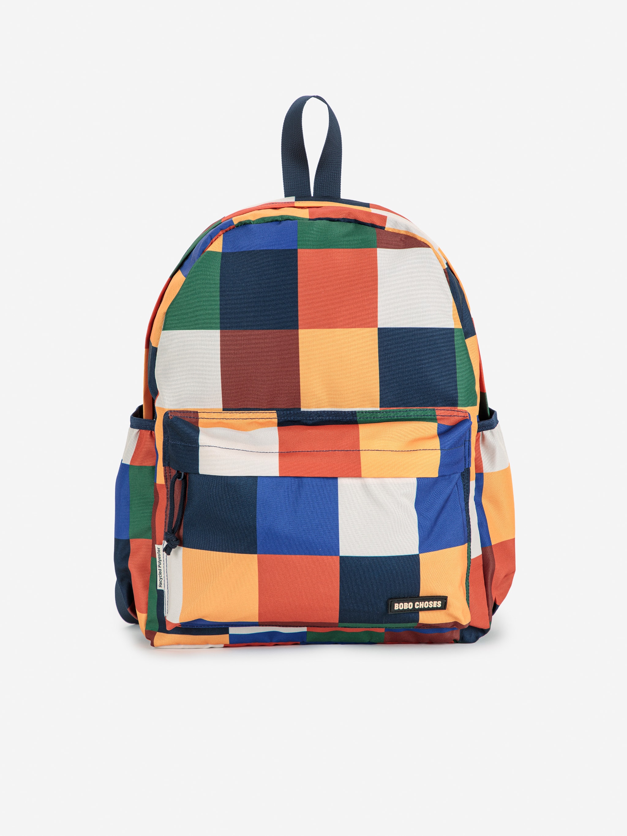 Multicolor Tiles School Bag Multicolor