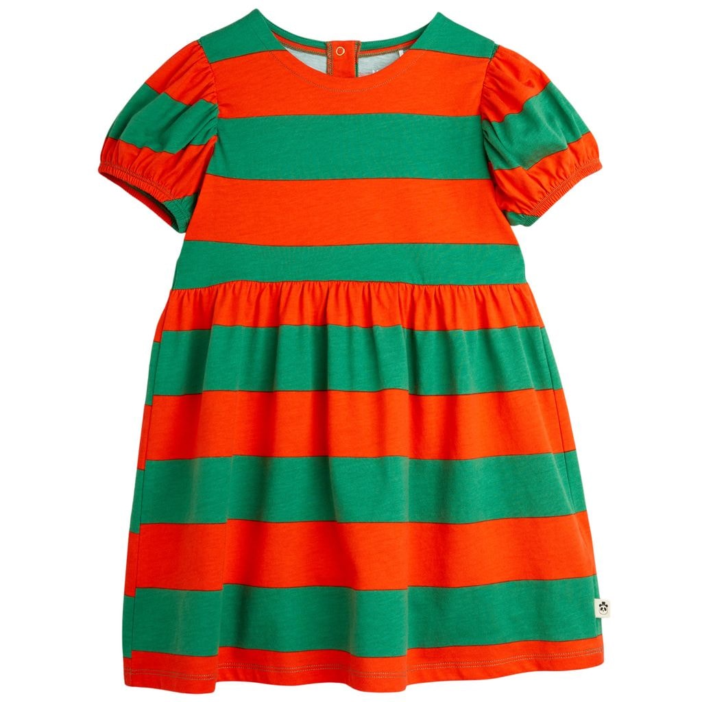GOTS Striped Dress Multicolor