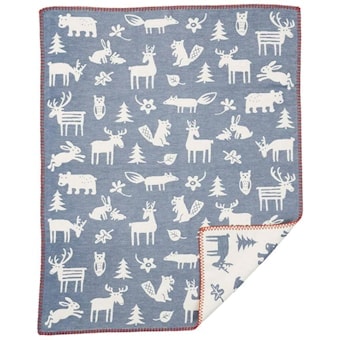 Forest Blanket Blue