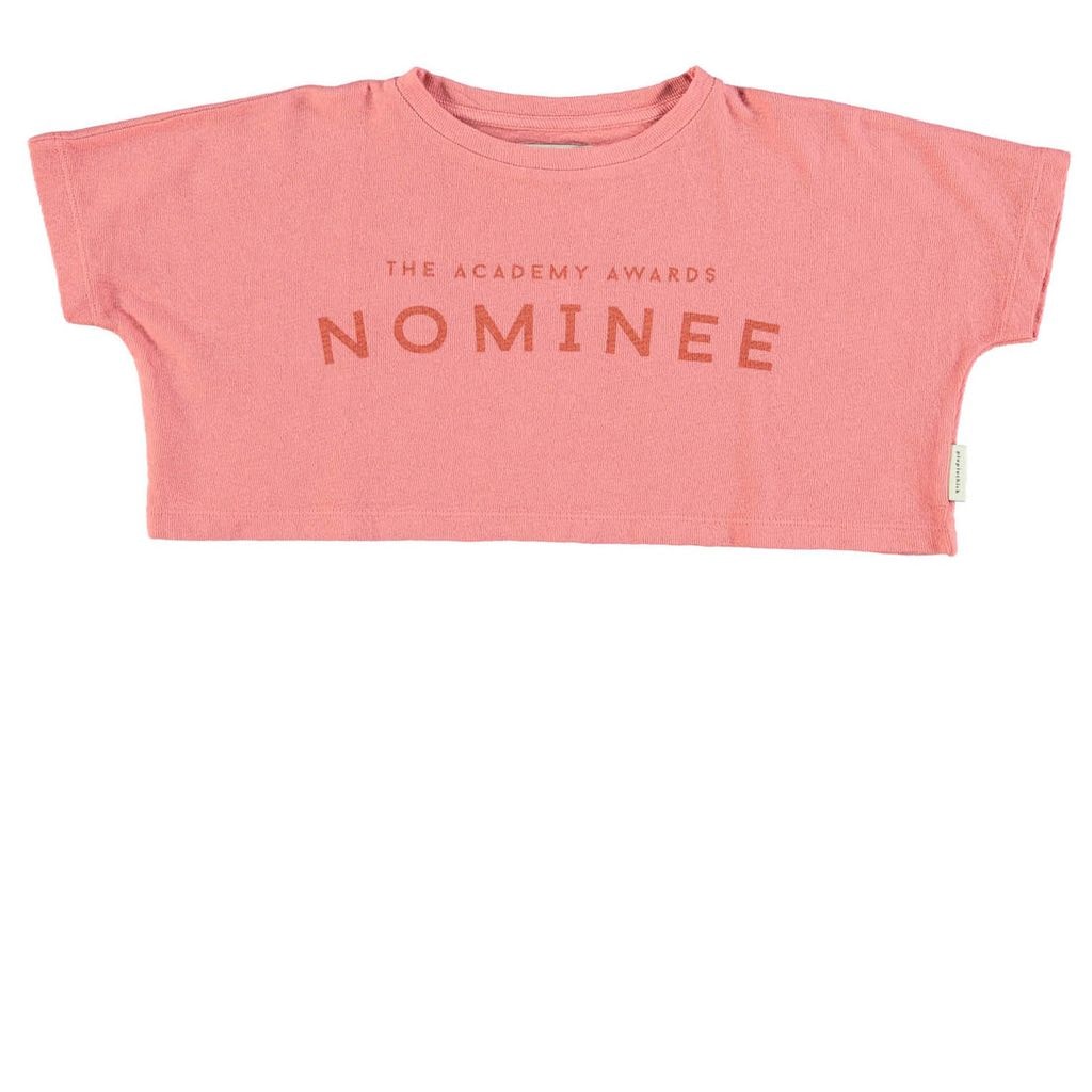 Nominee Print Crop Top Pink