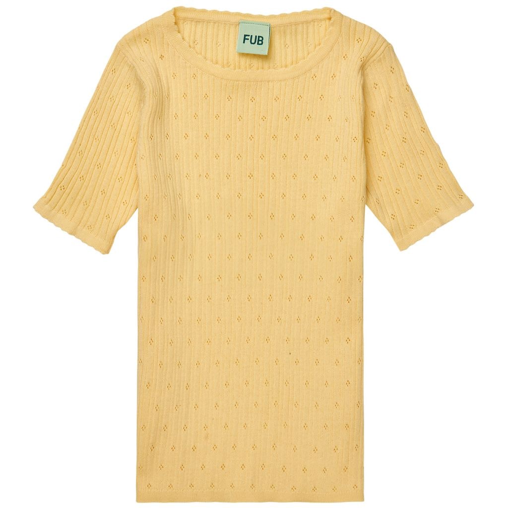 Pointelle Tee Vanilla