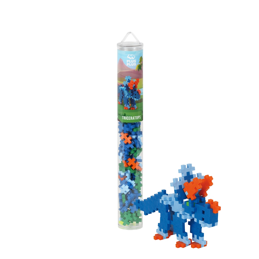 Plus Plus Dinosaur Triceratops 4094 DANTE tube blocks price per 1 piece