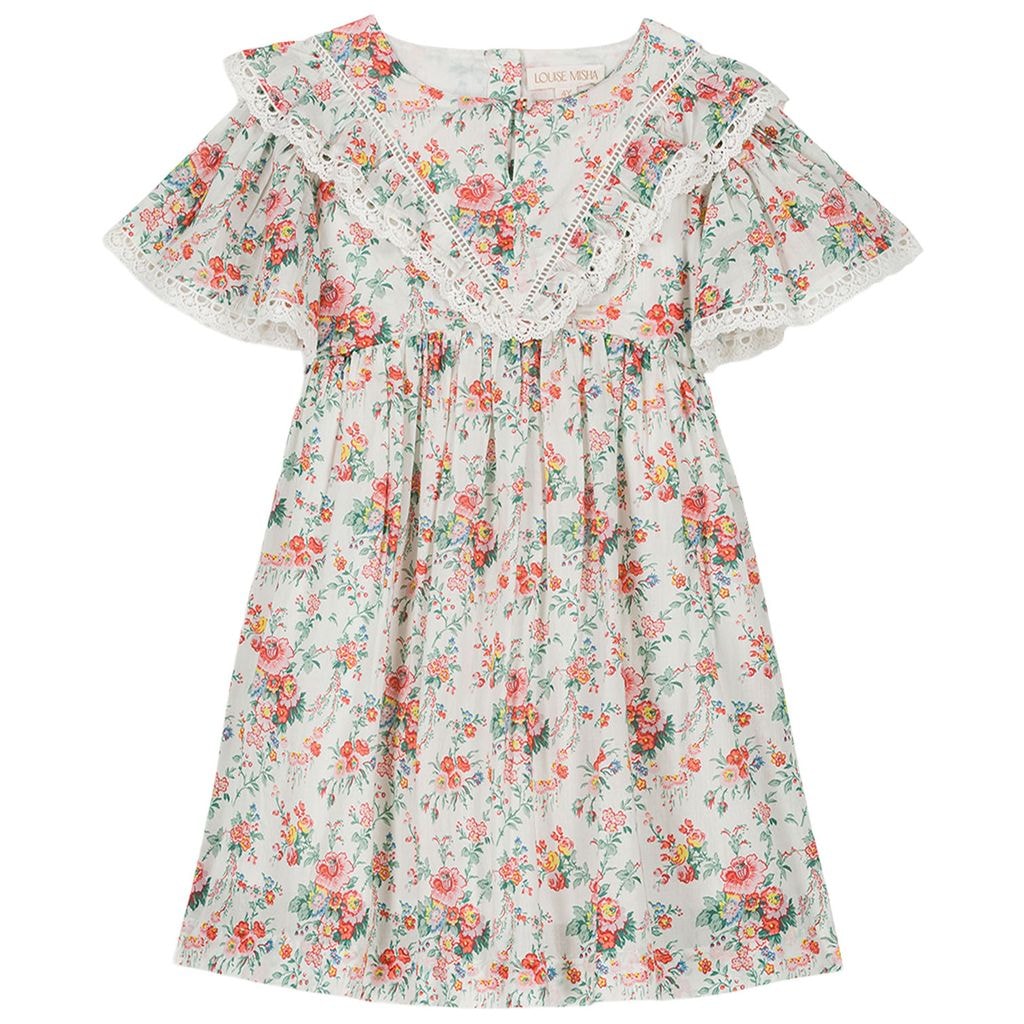 Siloe Dress Cream Rosa Festa