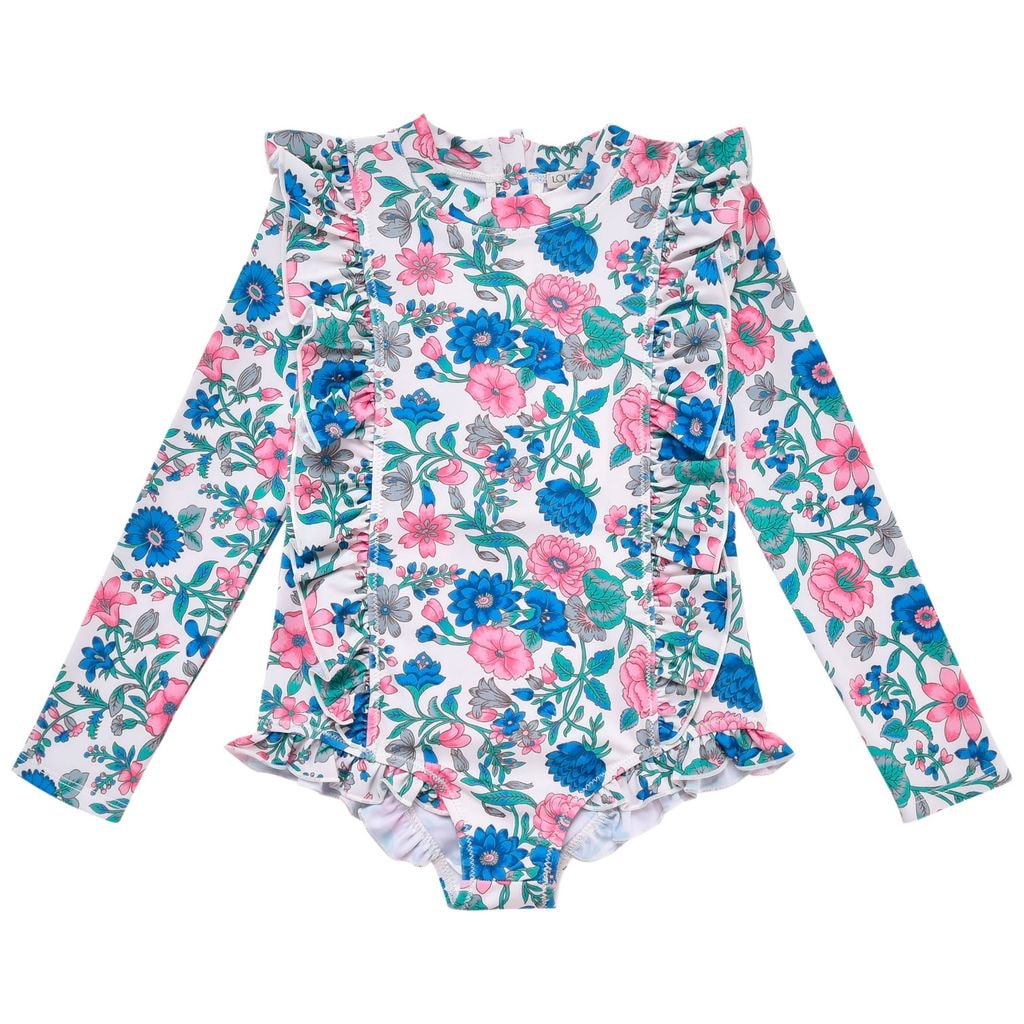 Aurelie Badedrakt Blue Summer Meadow