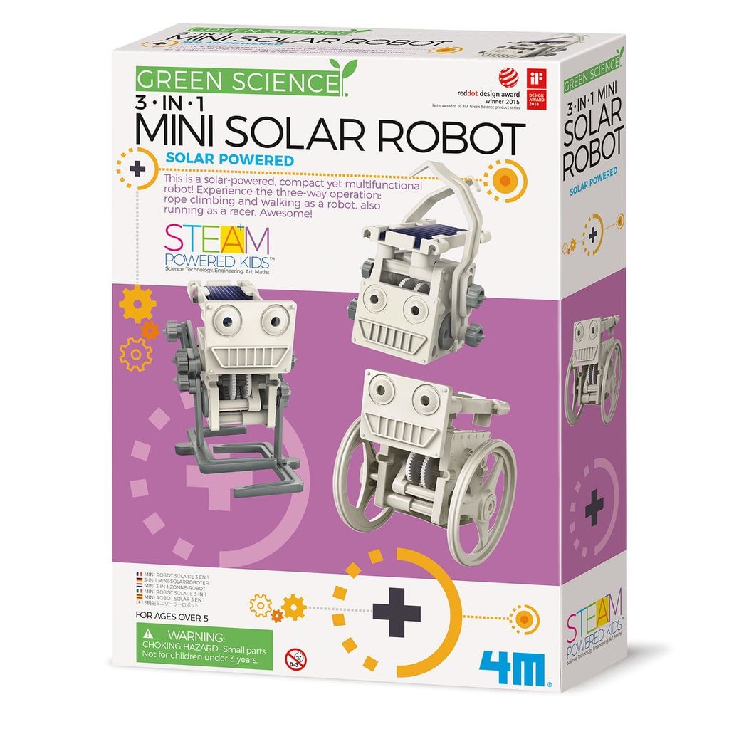Green Science, 3 in 1 Mini Solar Robot