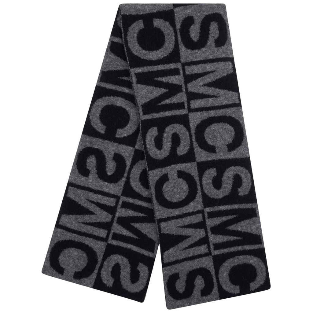 Branded Scarf Black