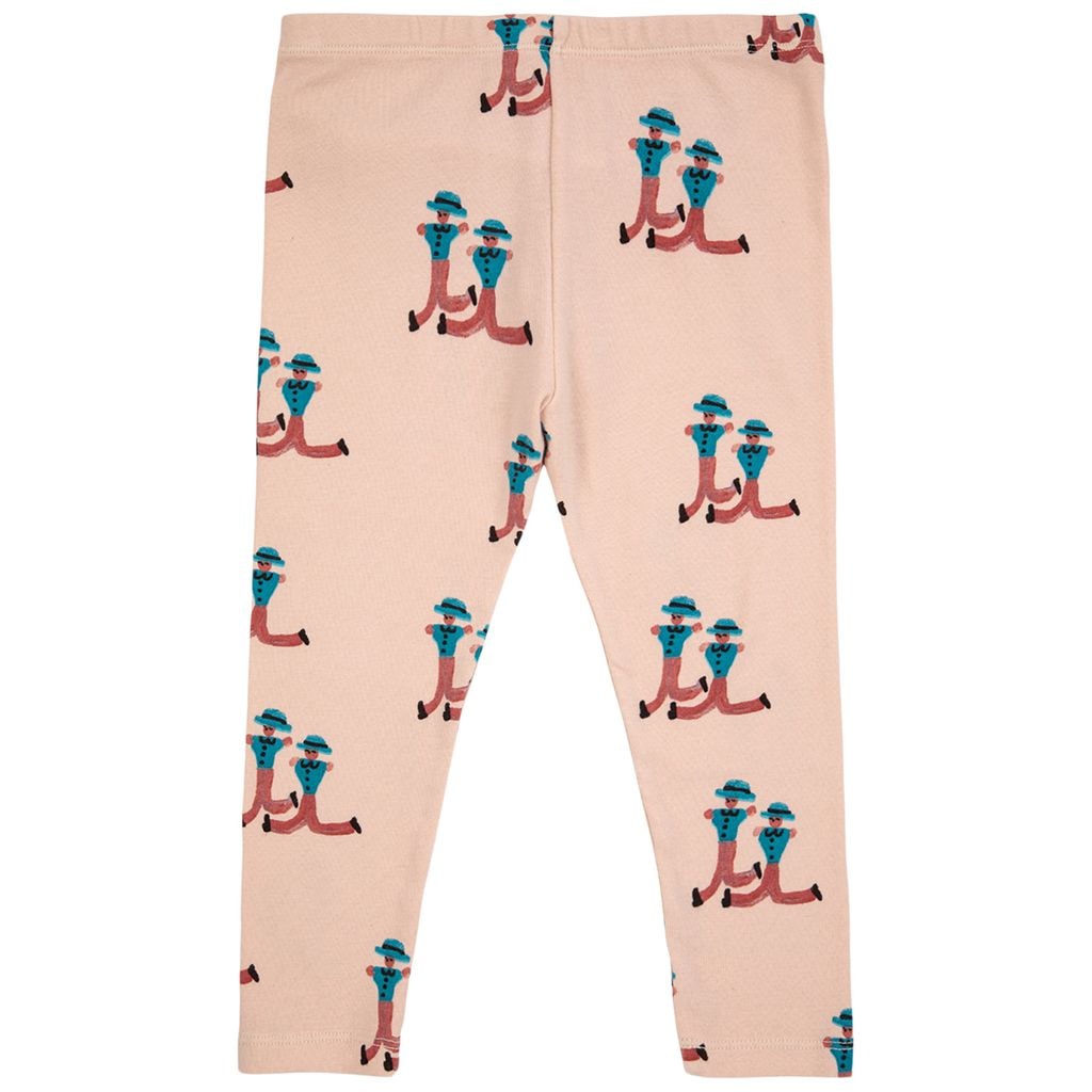 Dancing Giants Printed Baby Leggings Pink