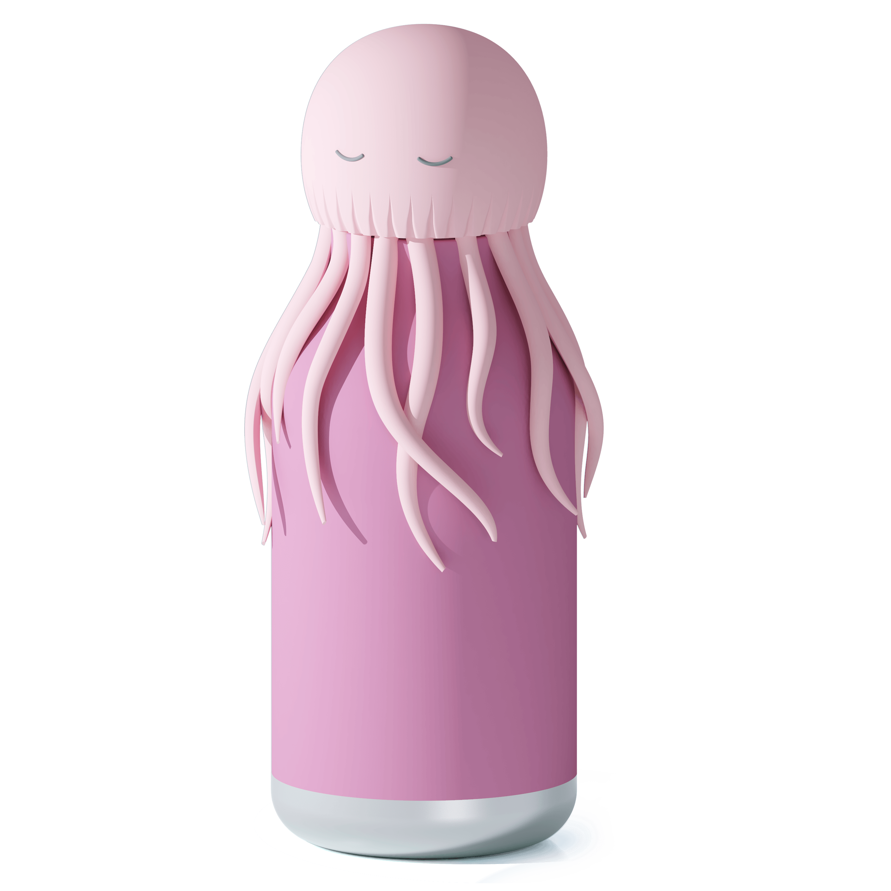 Bestie Water Bottle Jelly Fish Pink 