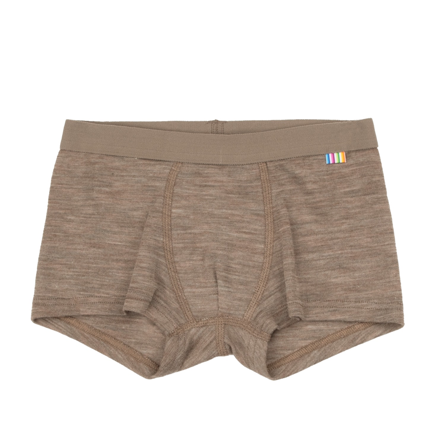 Wool Boxer Shorts Beige Melange