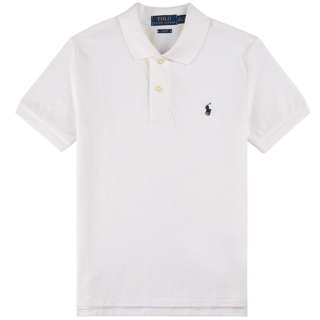 Boy Short Sleeved Classic Polo White str. 4år