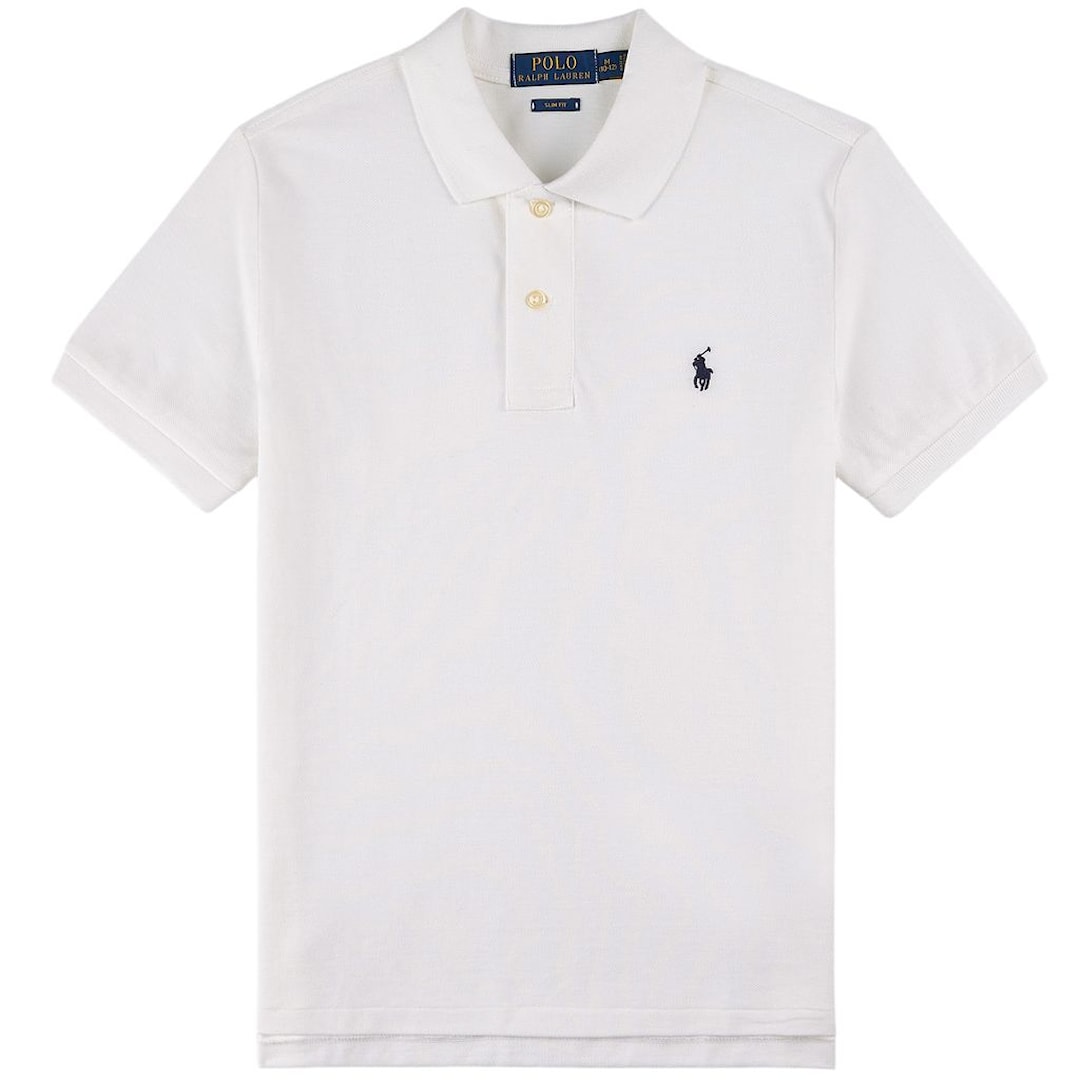 Boy Short Sleeved Classic Polo White str. 5år