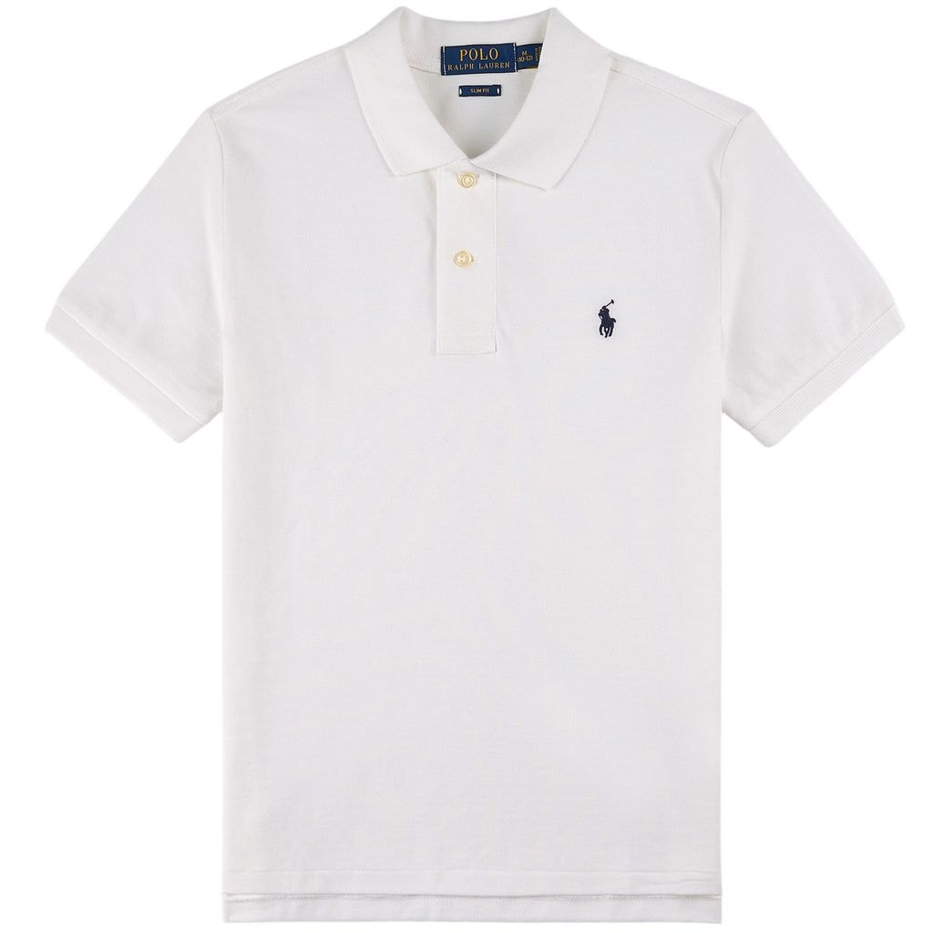 The Iconic Mesh Polo Shirt White